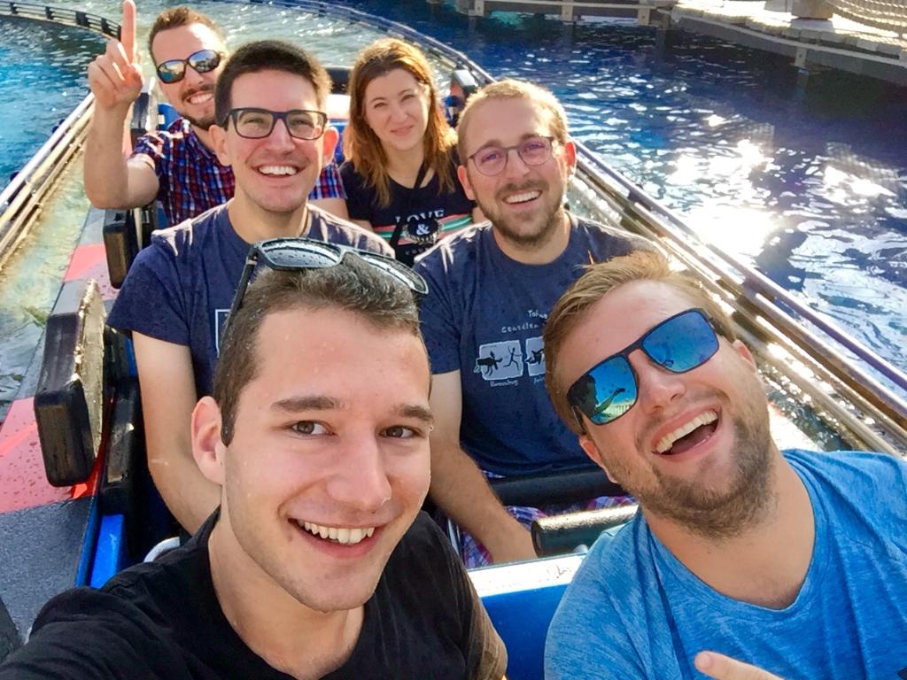 Gruppenfoto nach der Fahrt in der Poseidon